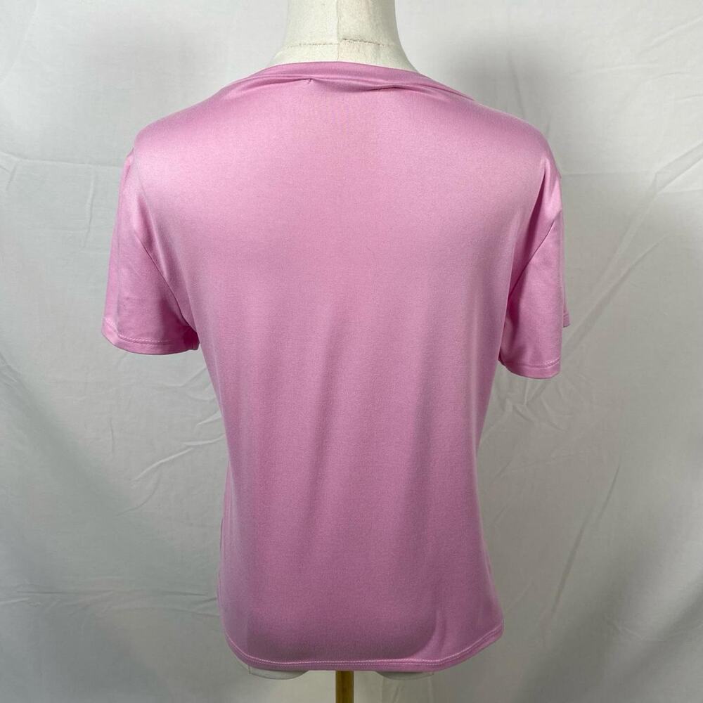 Wild Love pink winged cross t shirt size large y2k grunge preppy emo - Picture 2 of 5